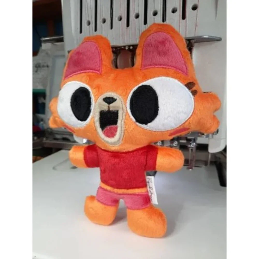 Lingokids plush Handmade Lisa Orange Cat 8.5" Tall safe Personalizable Adorable - Picture 3 of 6